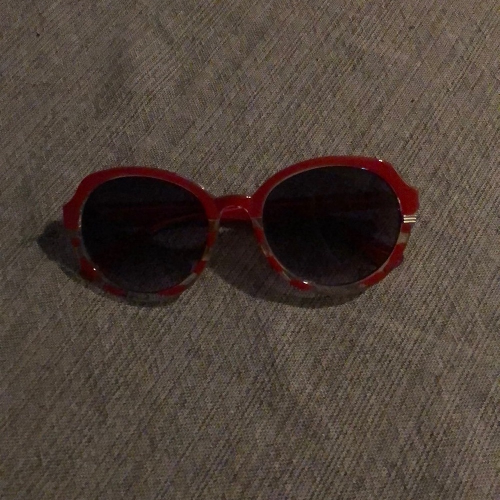 Red Round Sunglasses